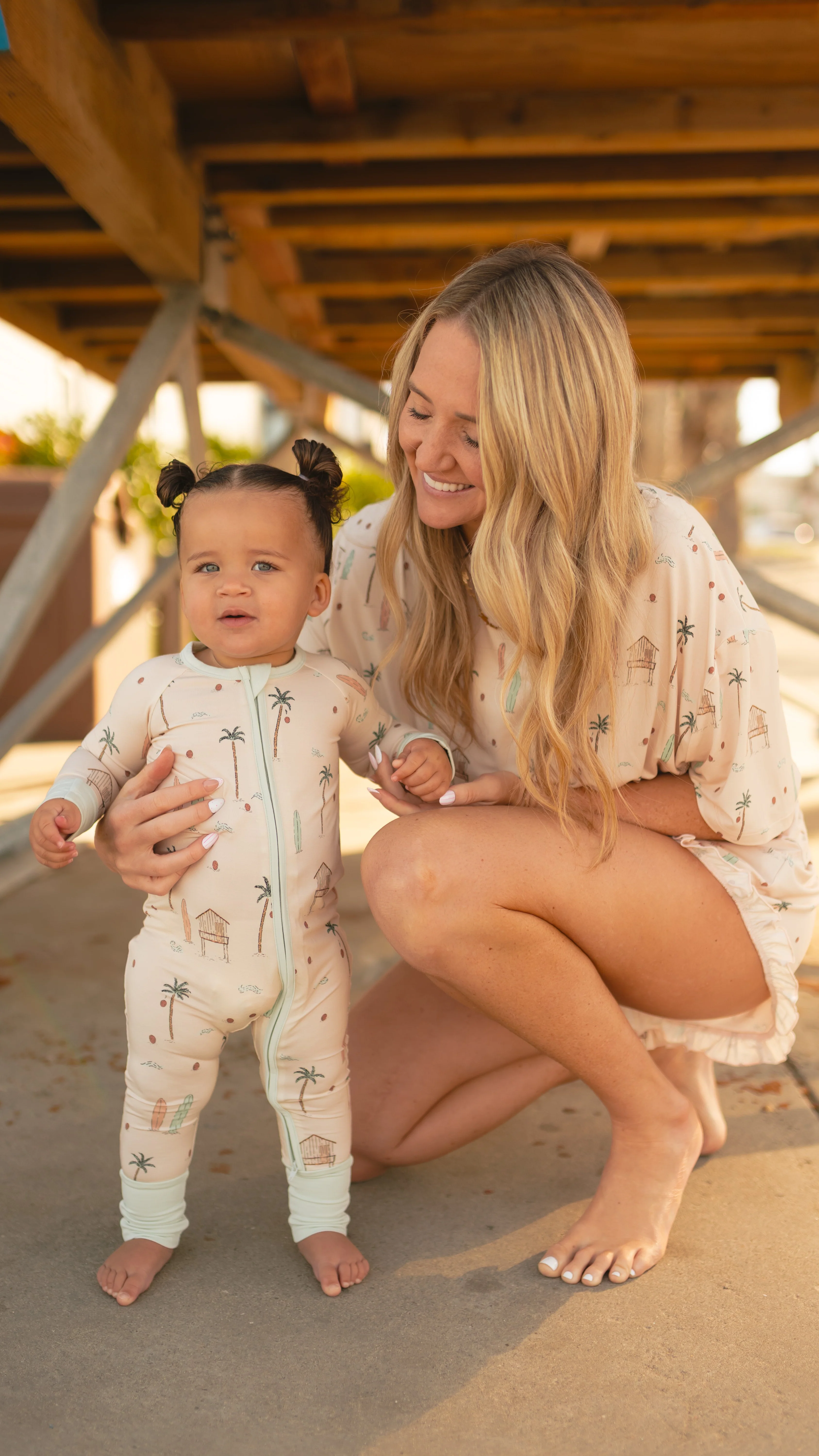 Infant Romper in Beach Collage - Image 3