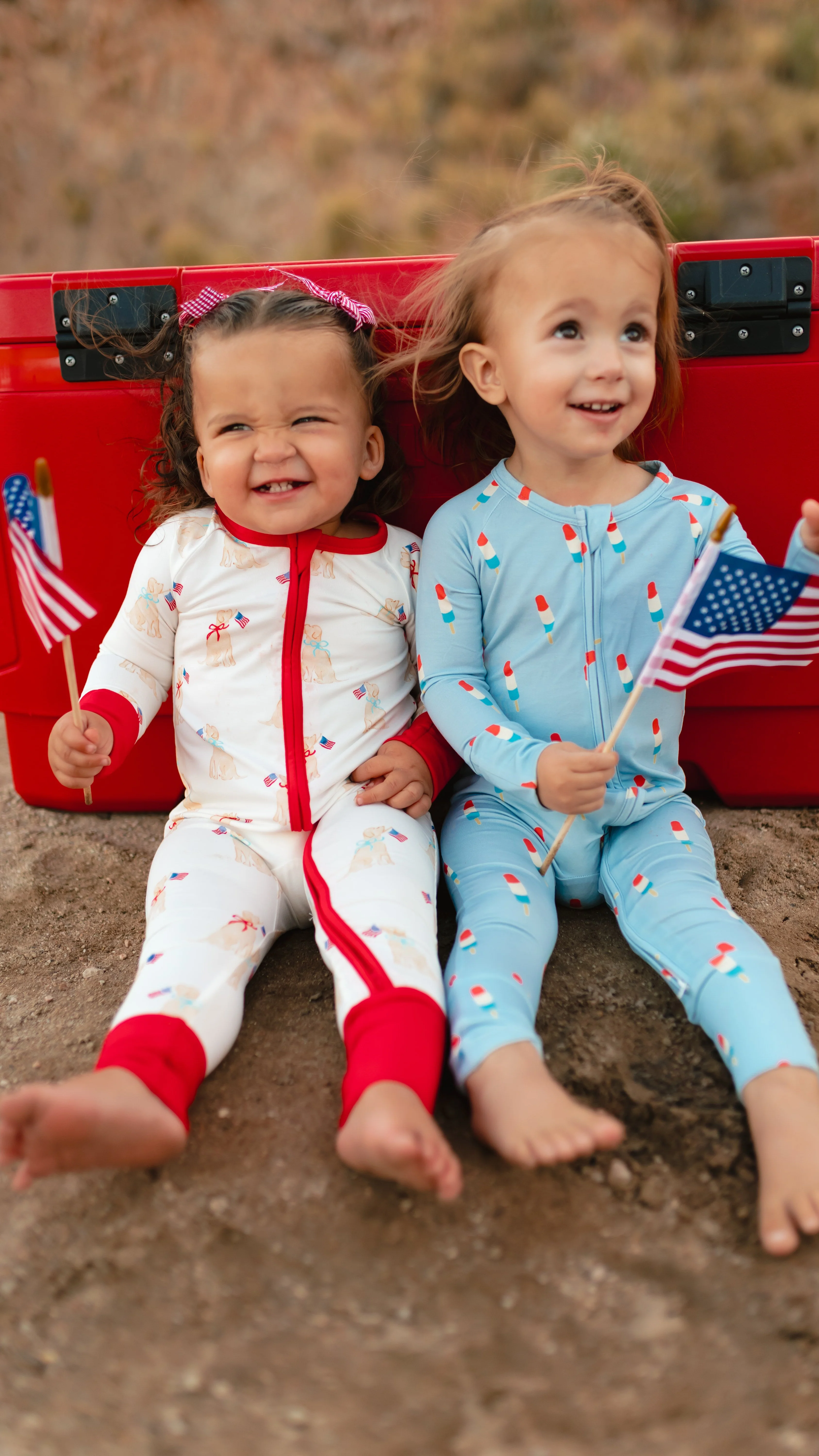 Infant Romper in Blue Popsicles - Image 2