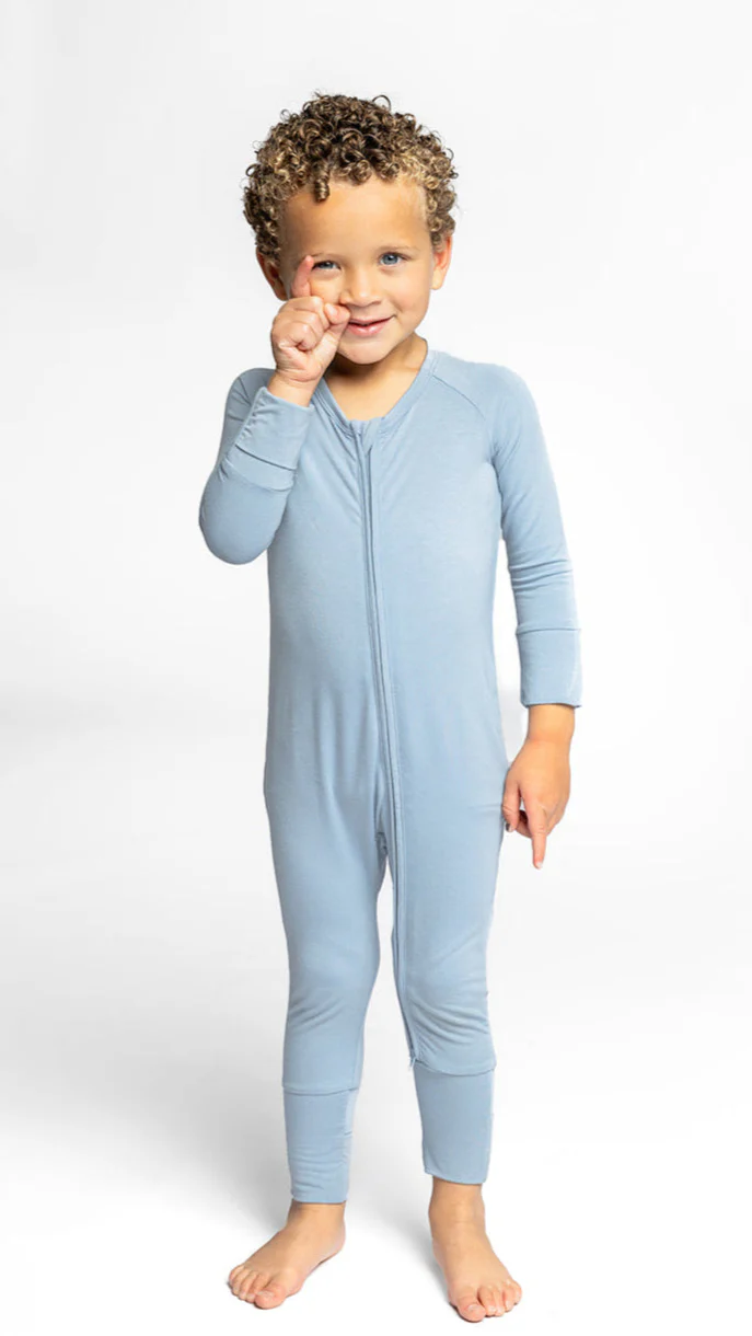 Infant Romper in Cornflower Blue - Image 3
