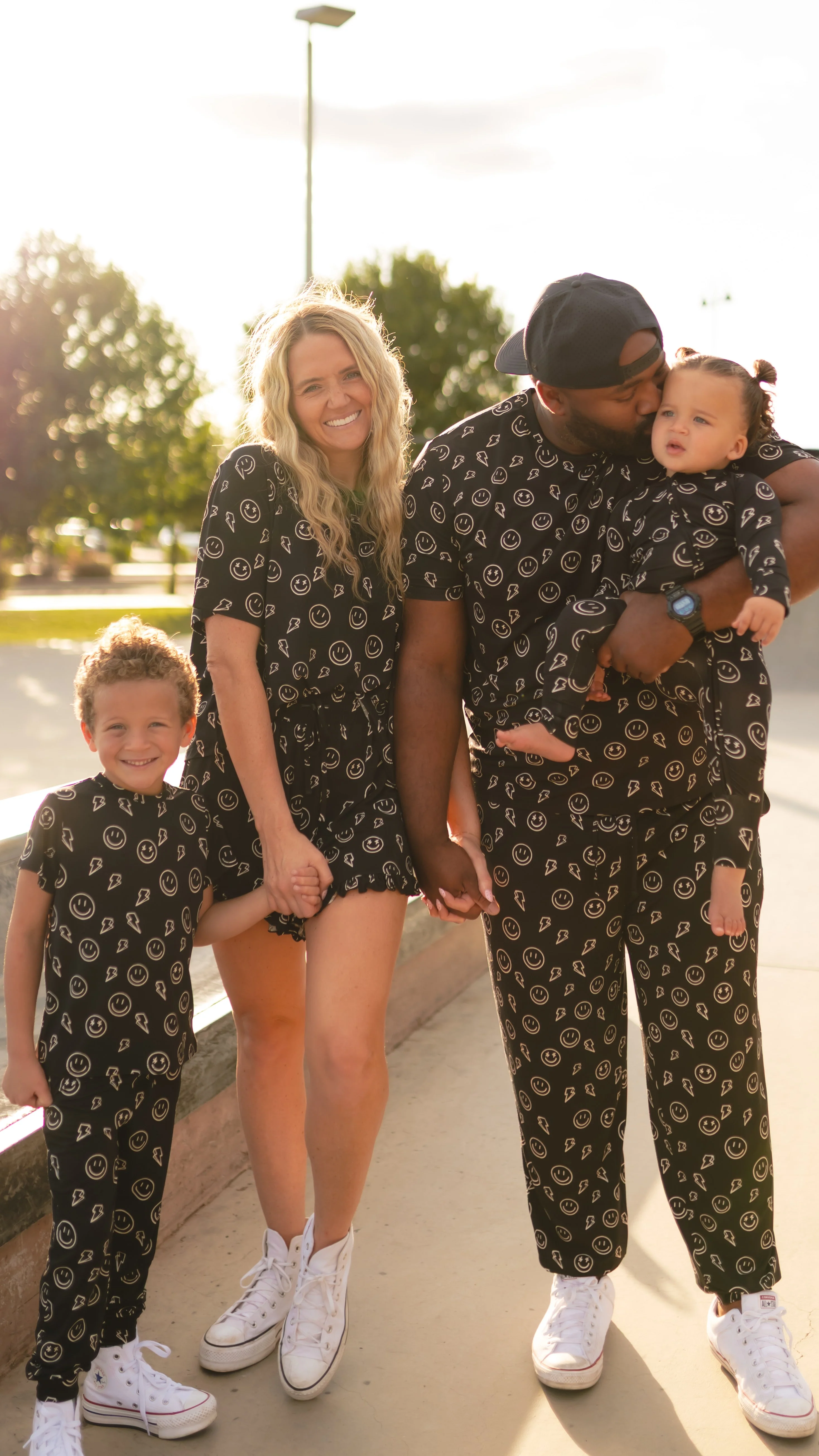 Infant Romper in Electric Smilies - Image 4