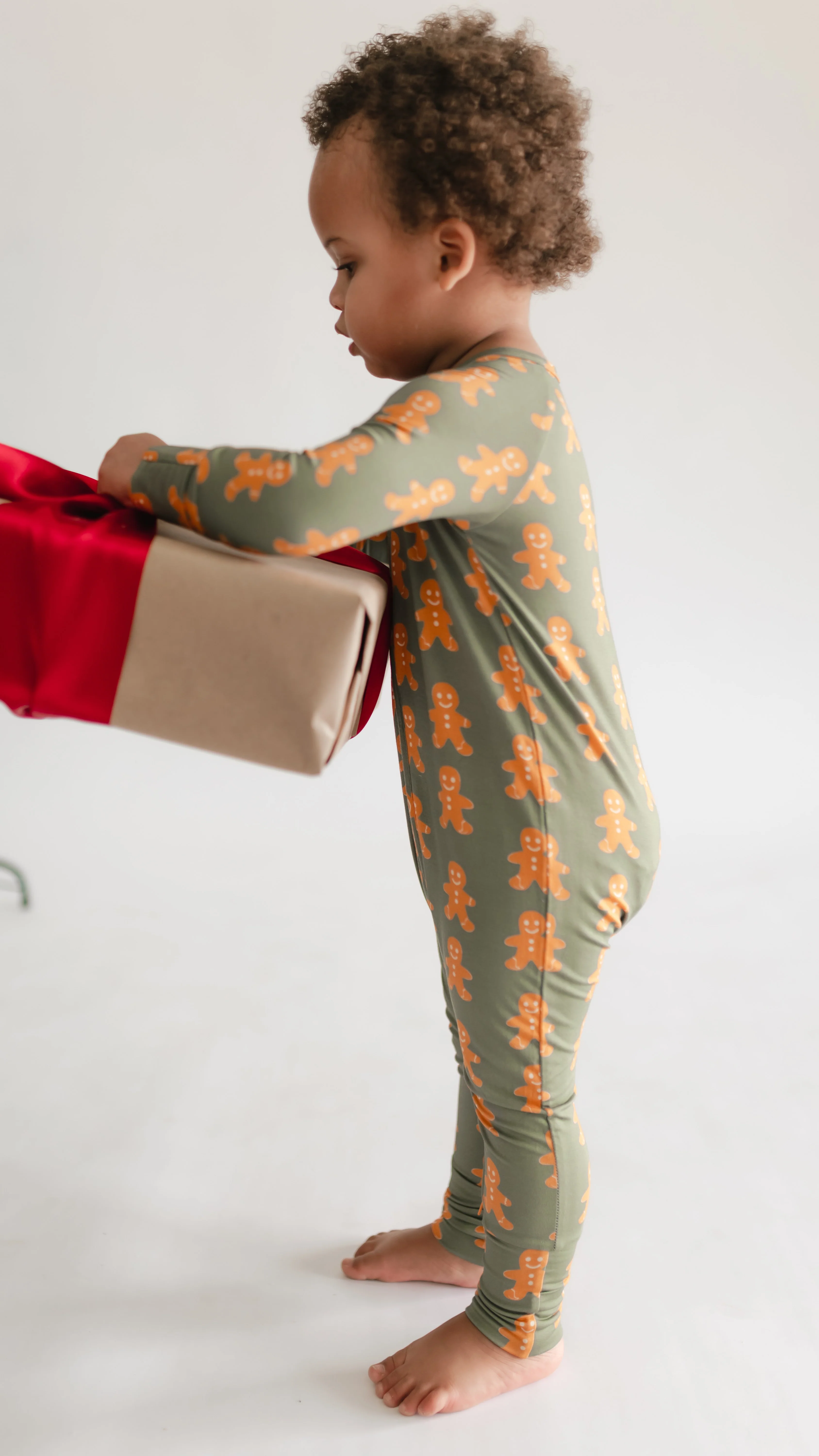 Infant Romper in Gingerbreads - Image 3