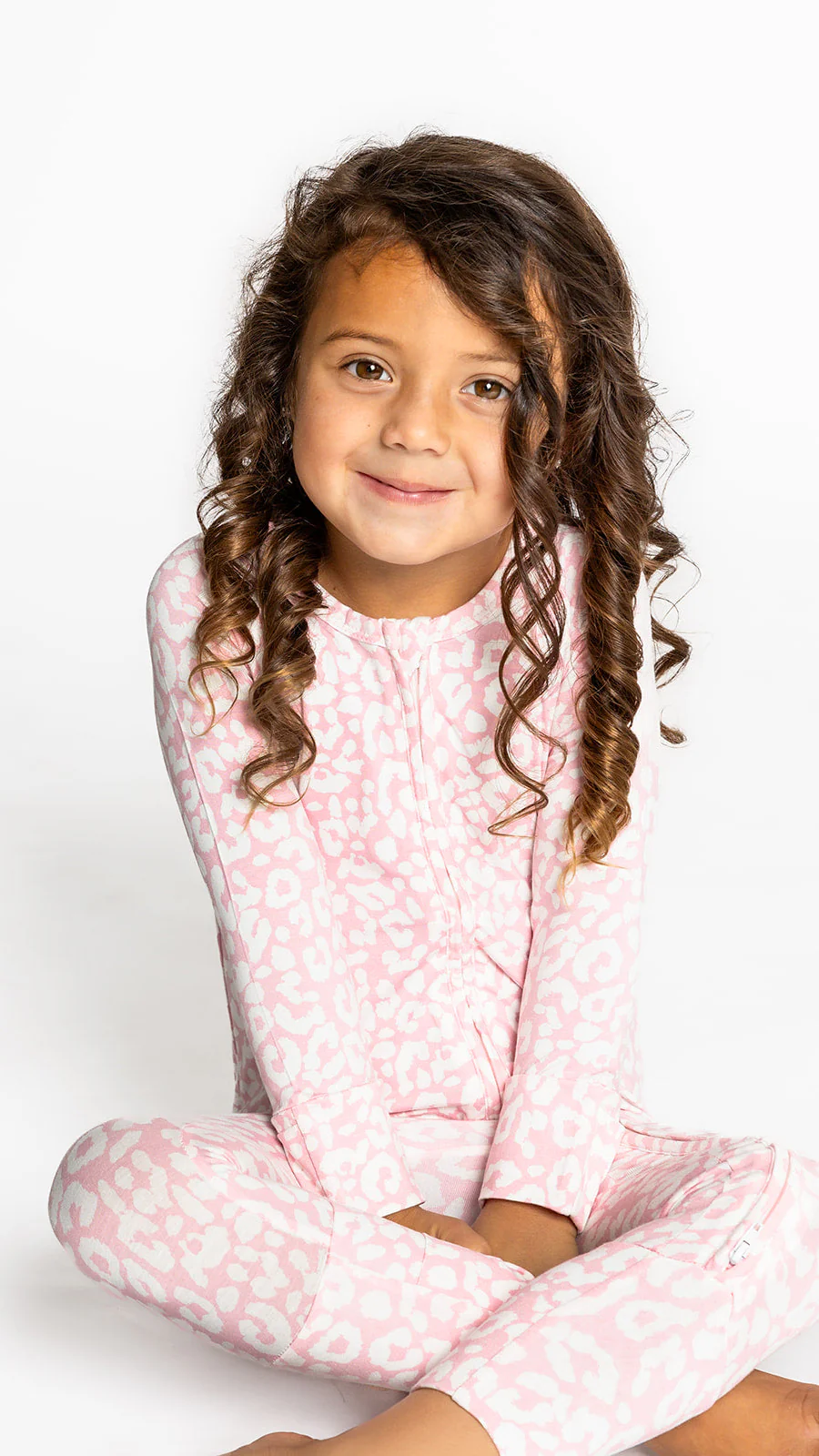 Infant Romper in Pink Leopard - Image 3