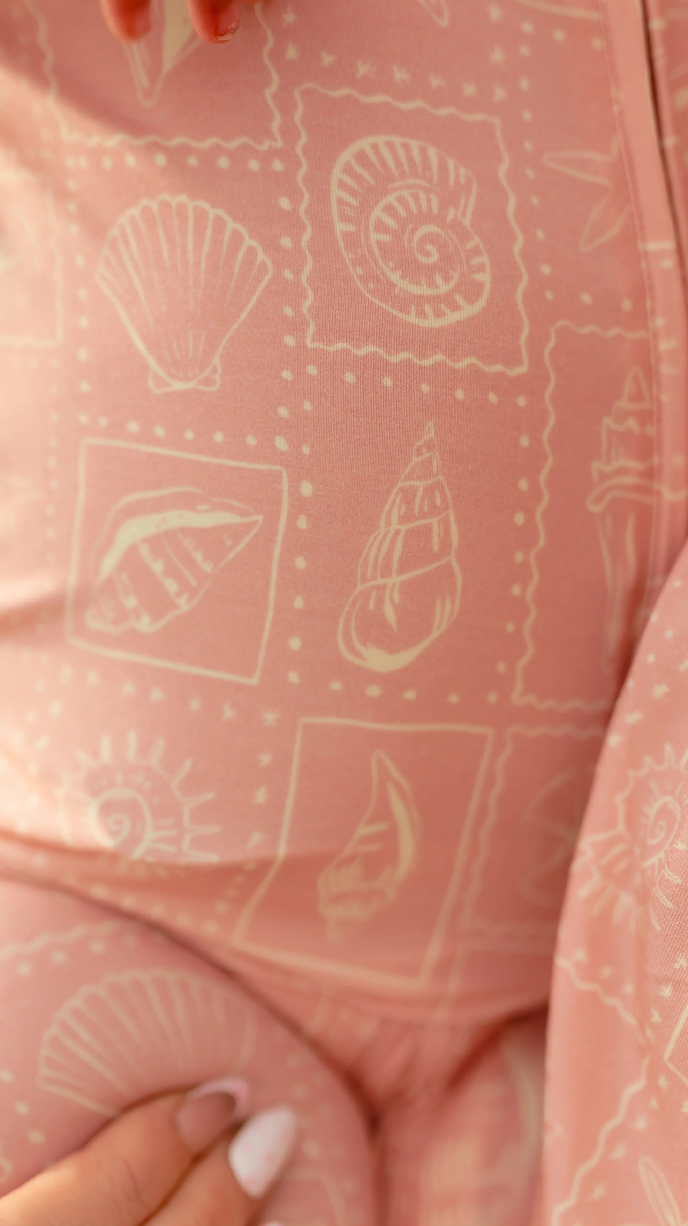 Infant Romper in Pink Seashell - Image 2