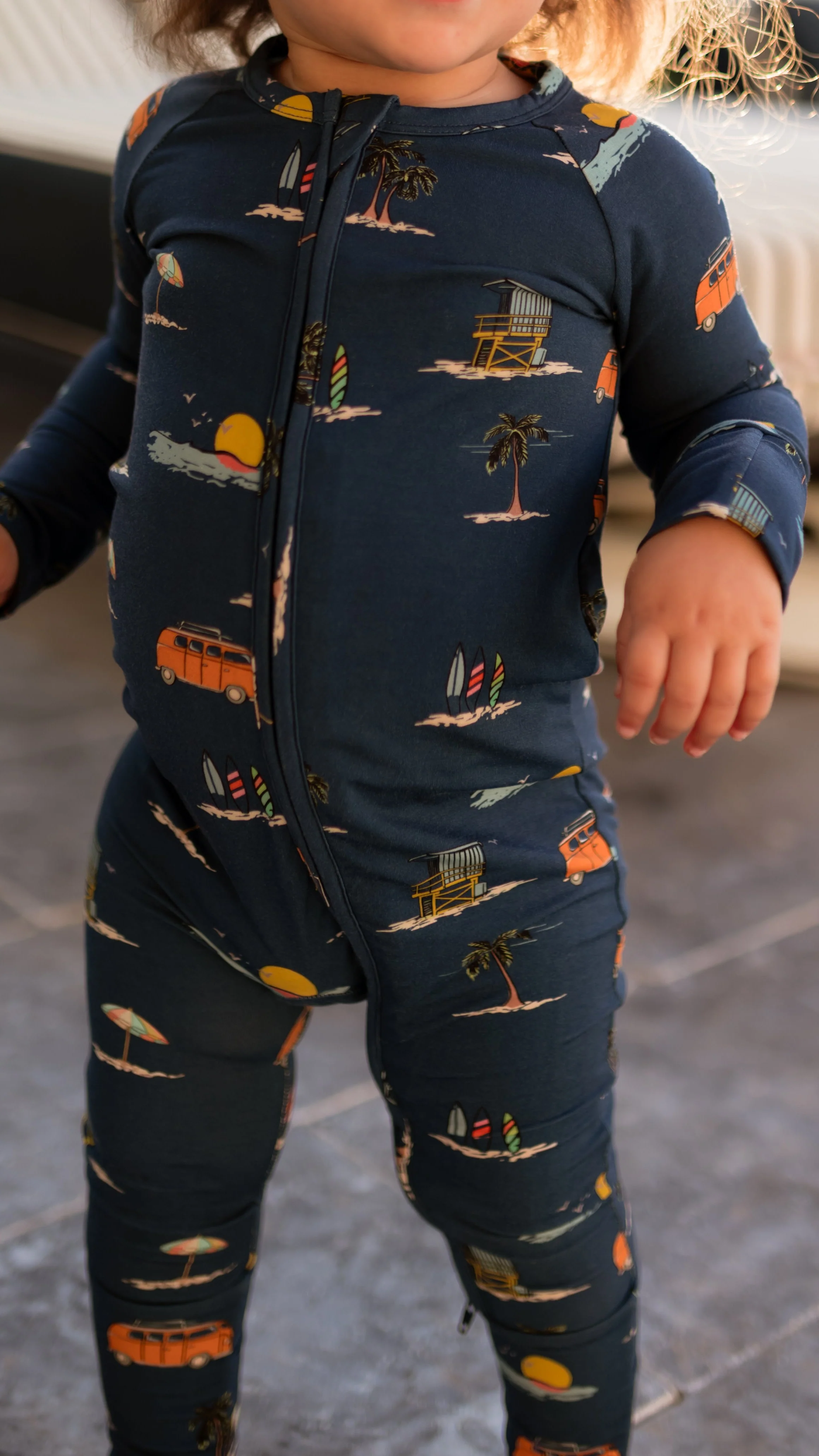 Infant Romper in Summer Beach - Image 2