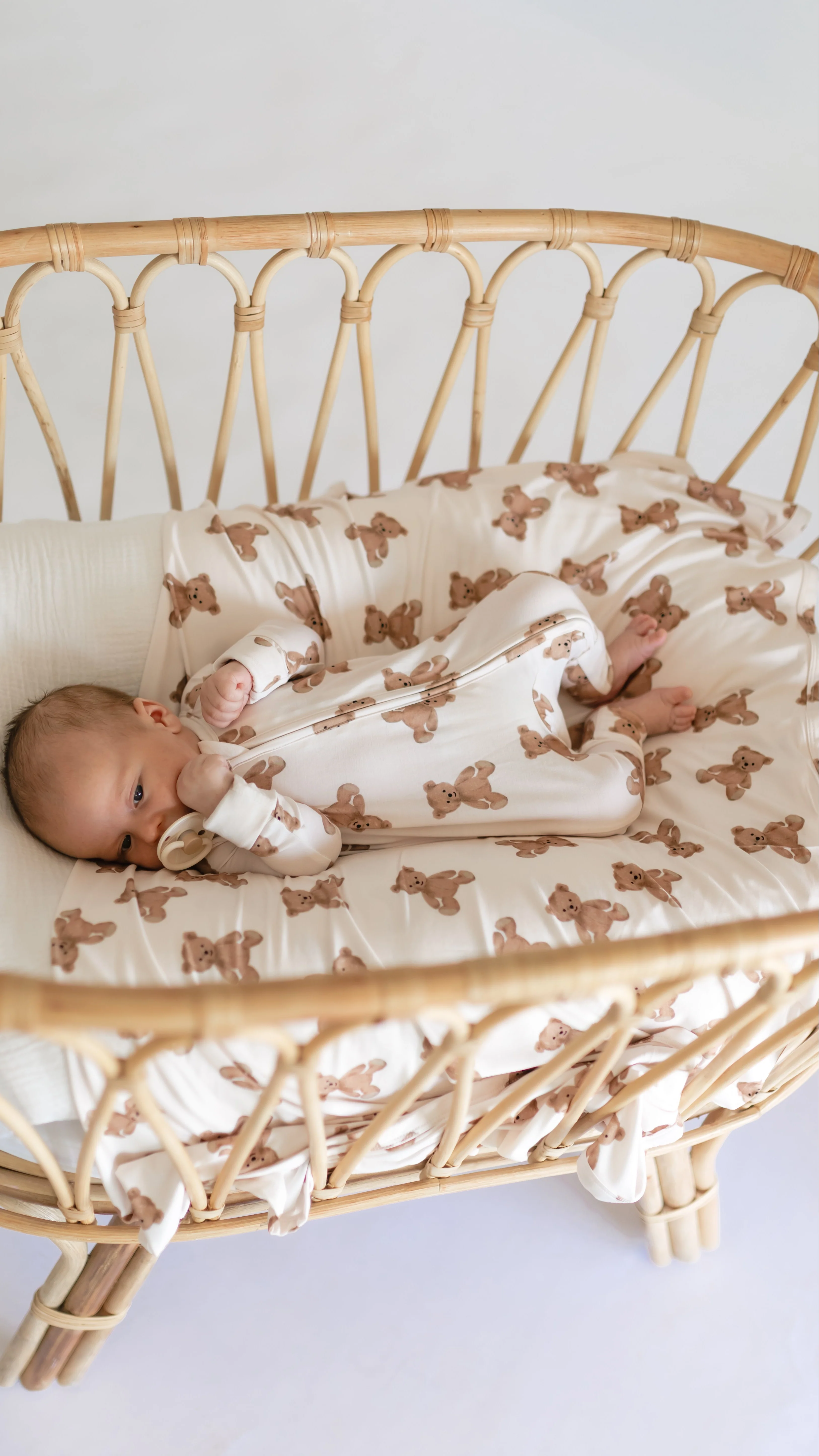 Infant Swaddle in Bears - Image 3