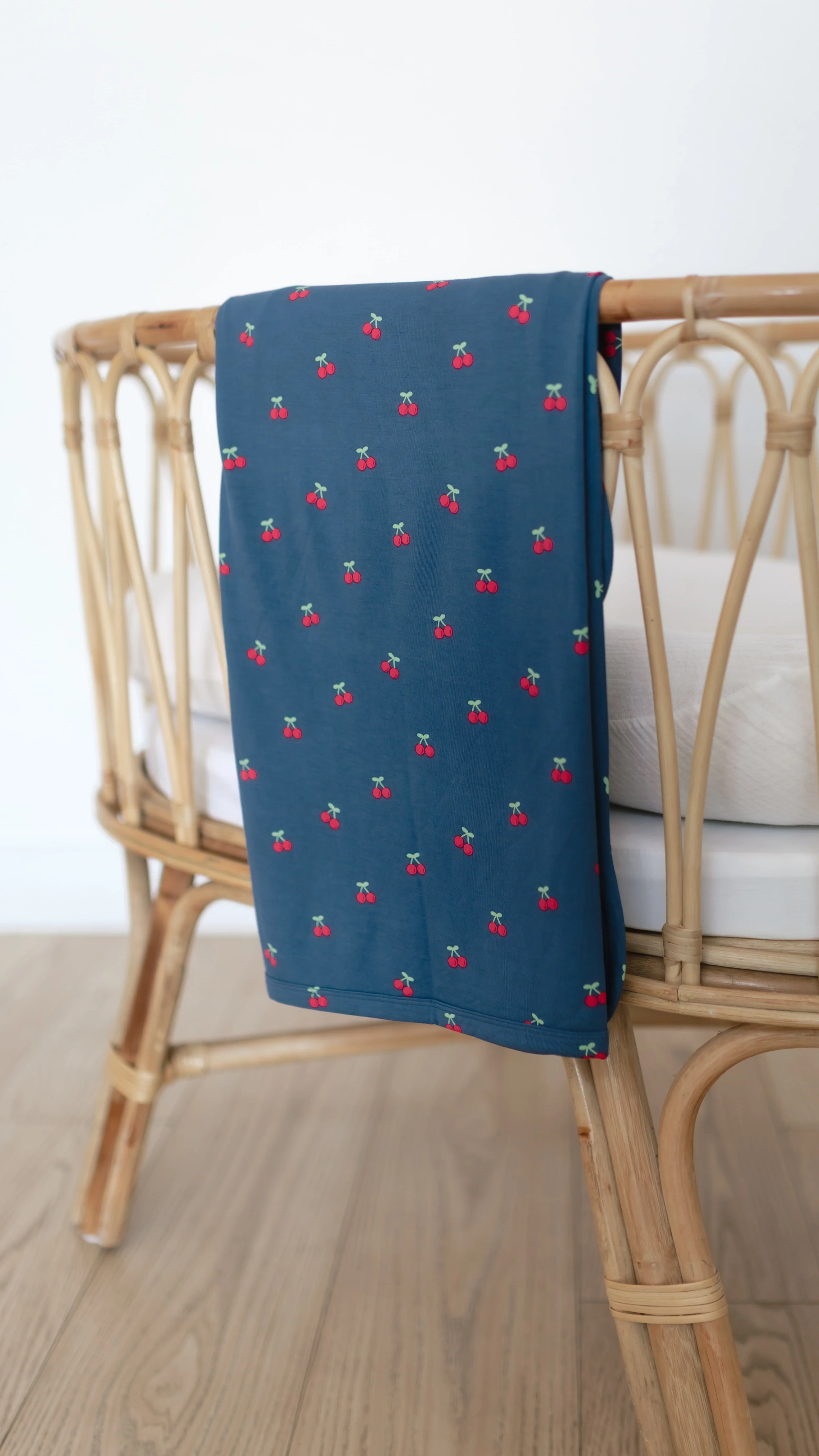 Infant Swaddle in Cherries - Image 2