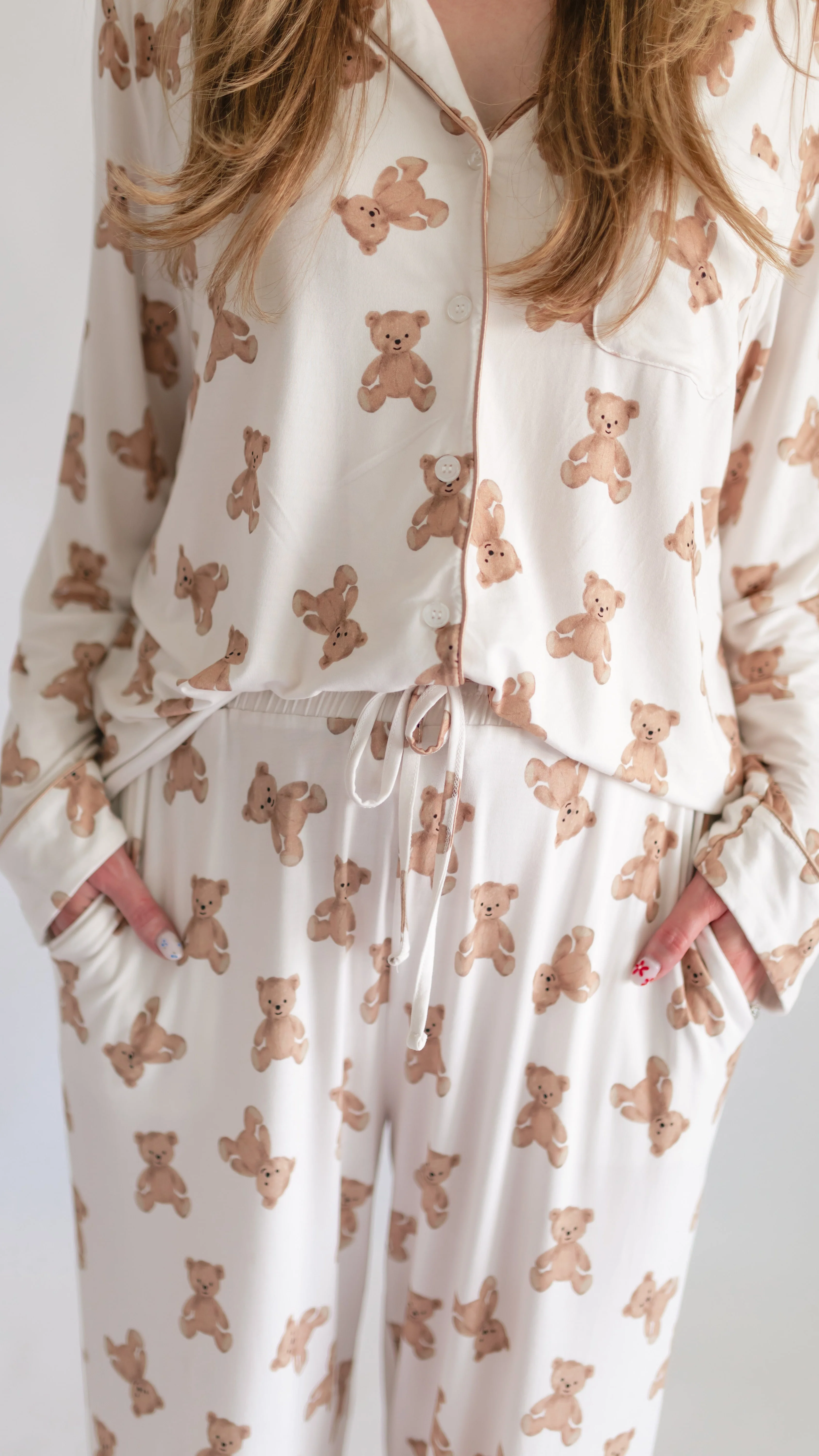 Women's Button Up Set In Bears - Image 2