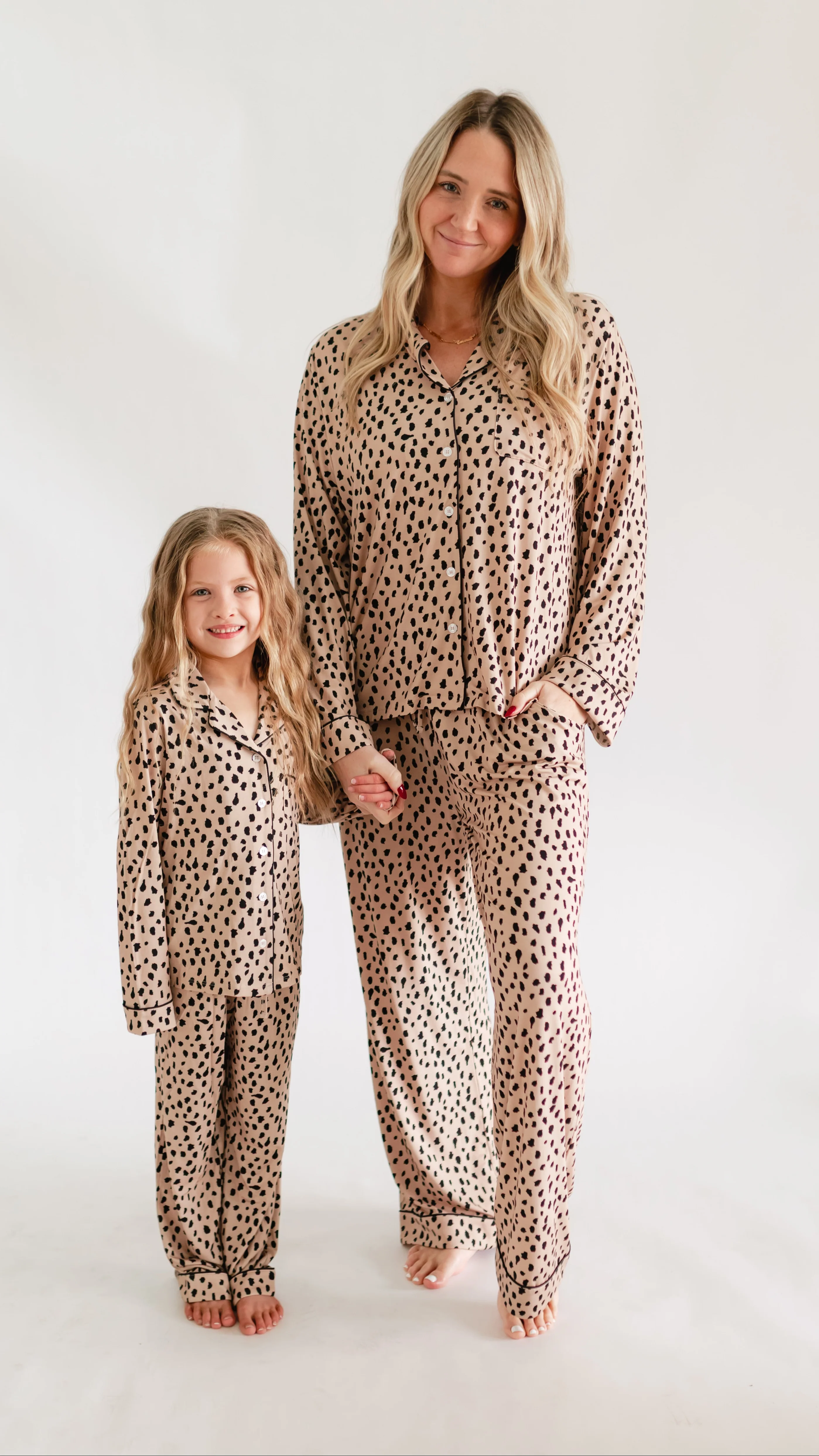 Women's Button Up Set In Brown Cheetah - Image 4