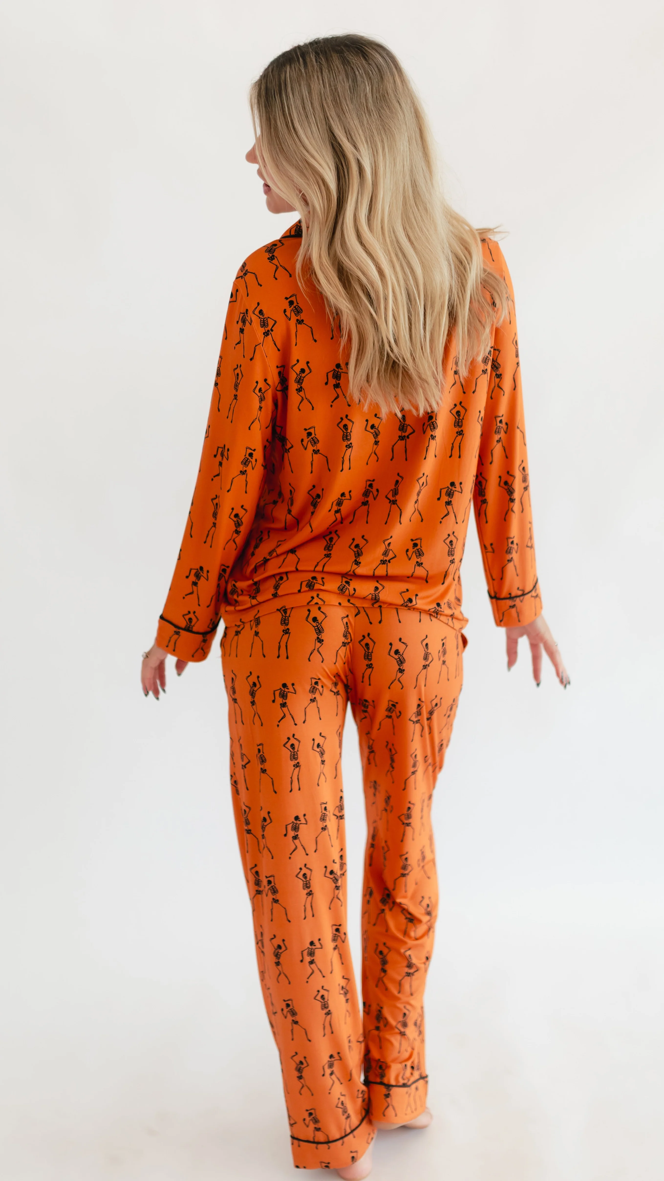 Women's Button Up Set In Skeletons - Image 3