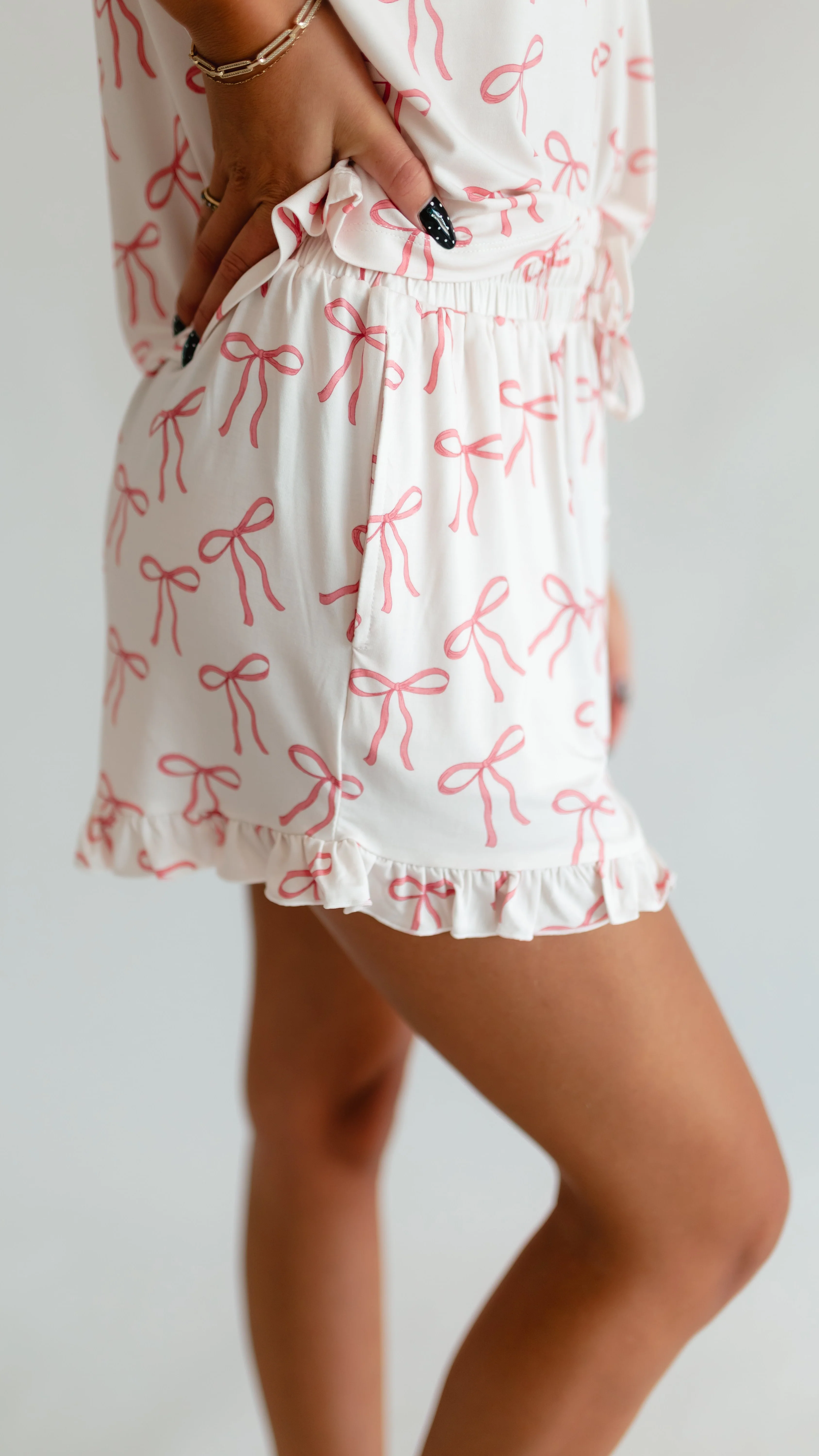 Women's Ruffle Short Set in Halle - Image 3