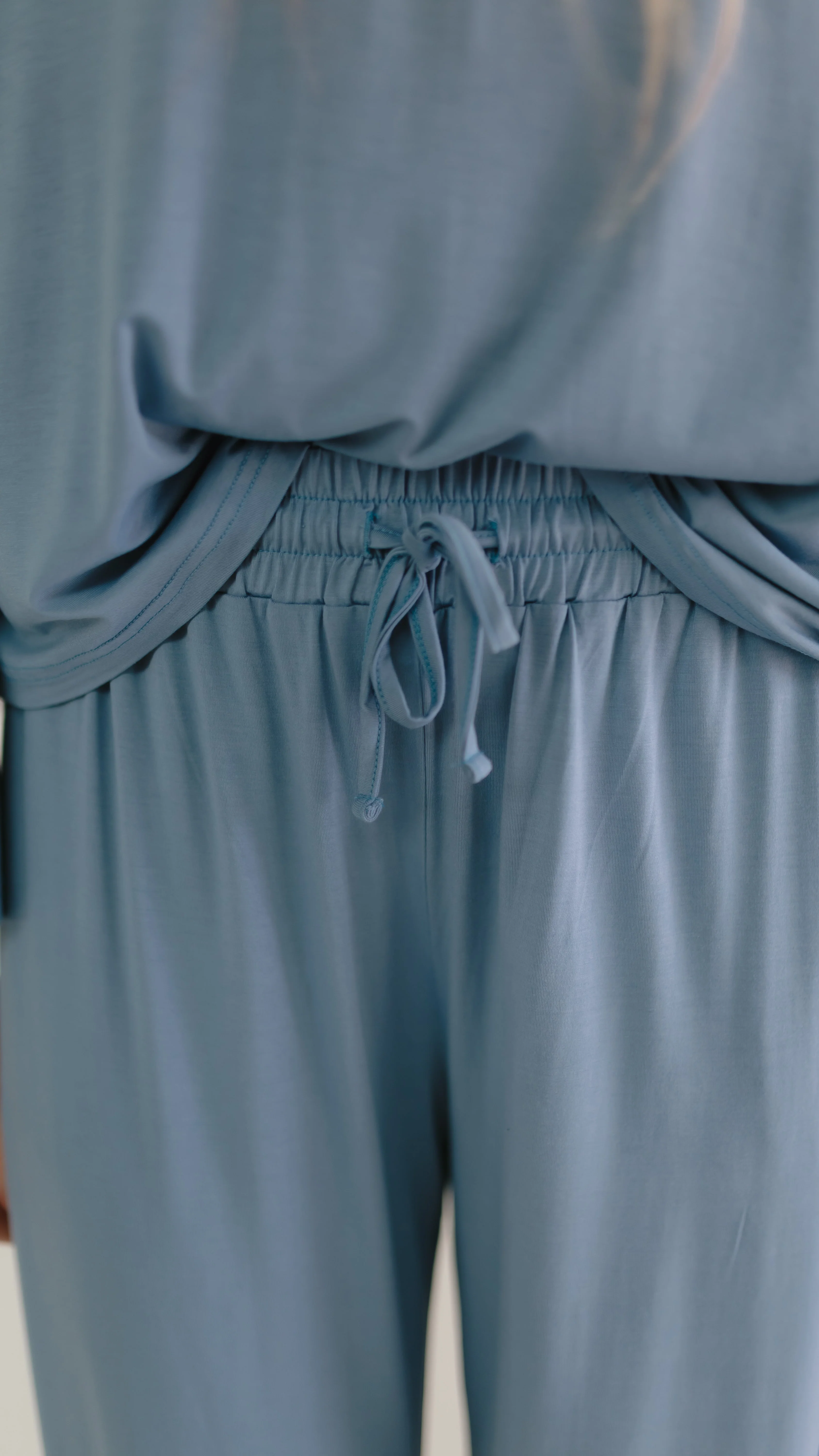 Women's Long Sleeve and Pants Set In Infinity Blue - Image 2