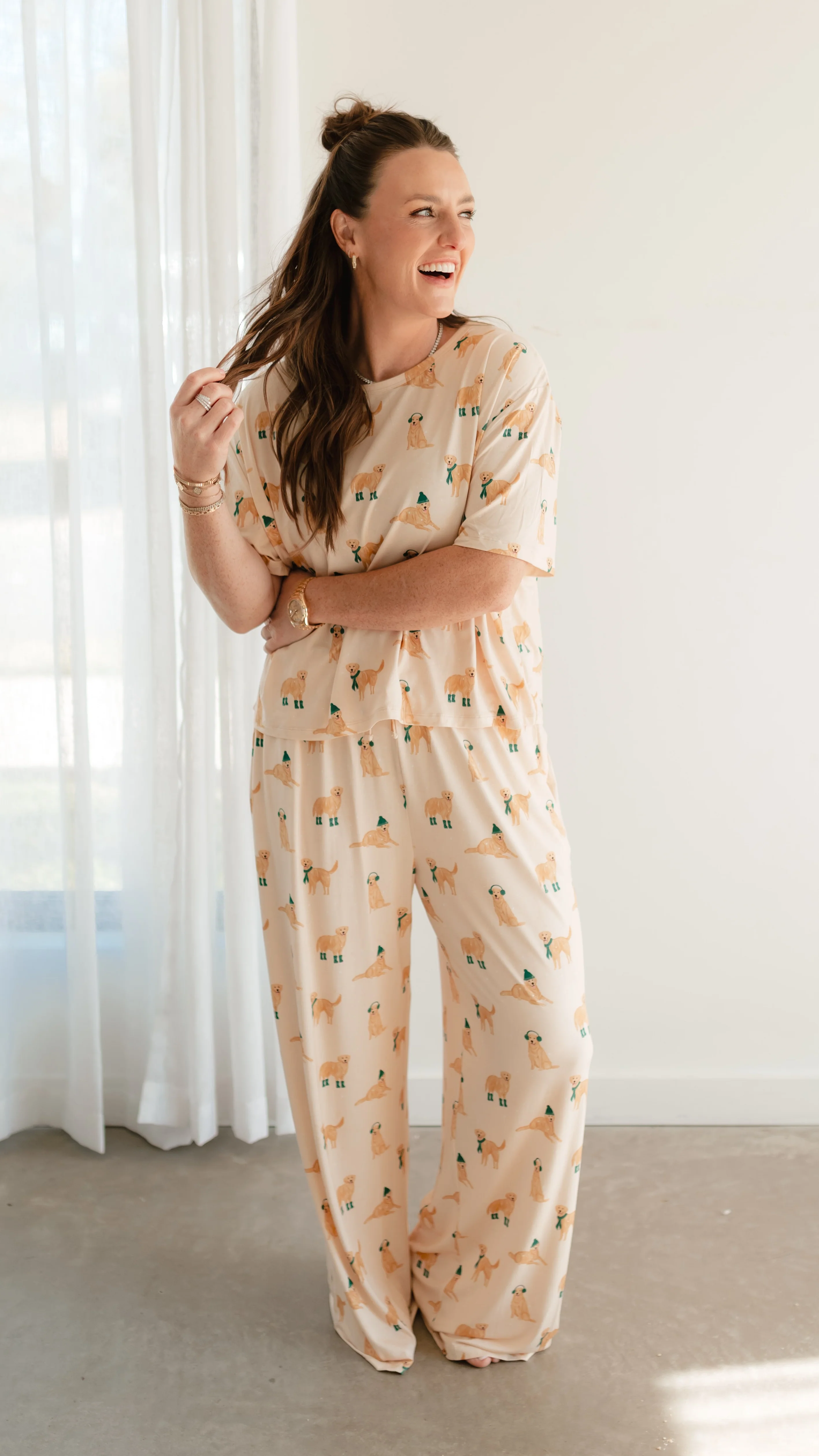 Women's T-Shirt and Pants Set in Winnie