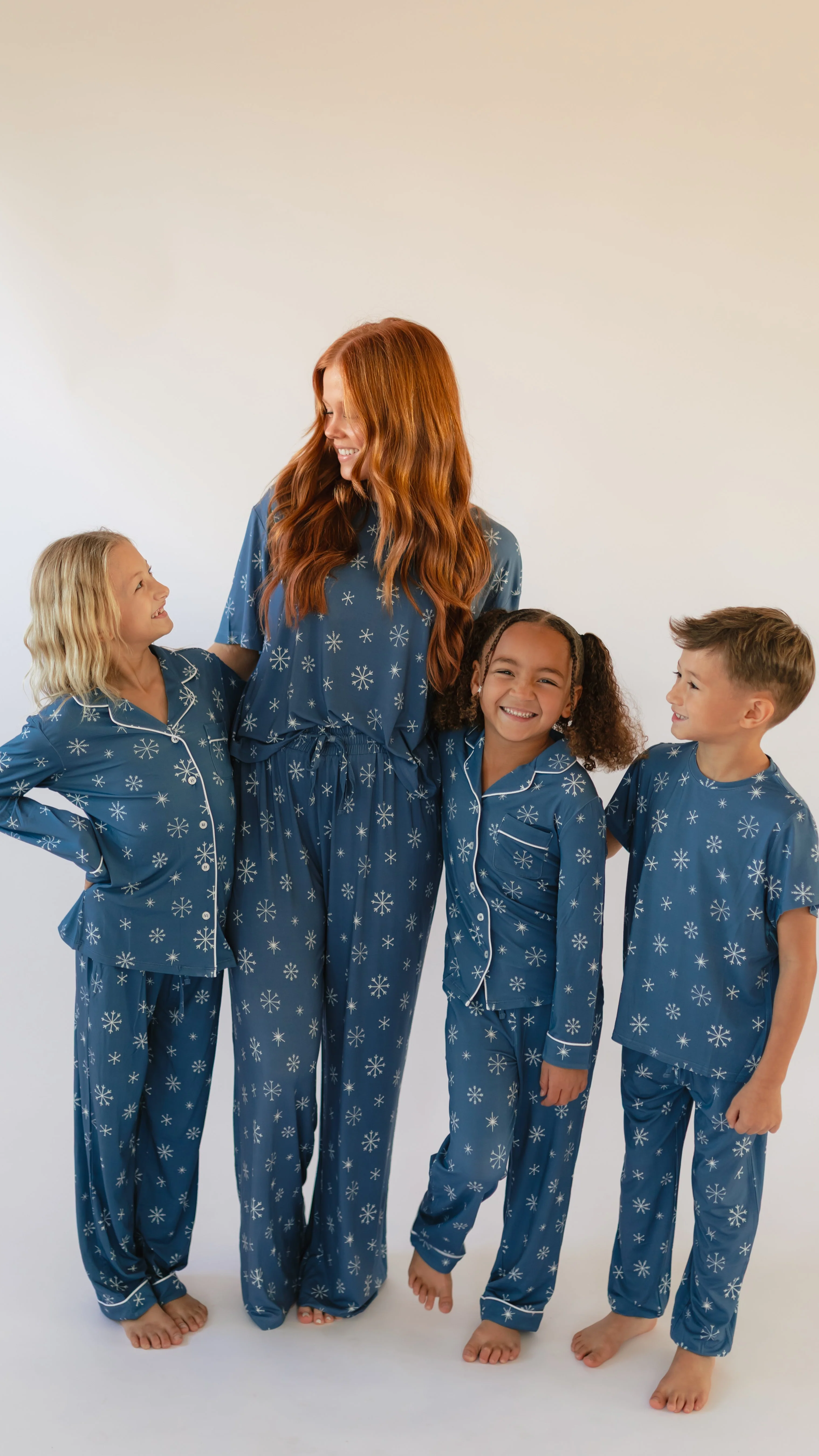 Youth Jogger Set In Snowflakes - Image 3