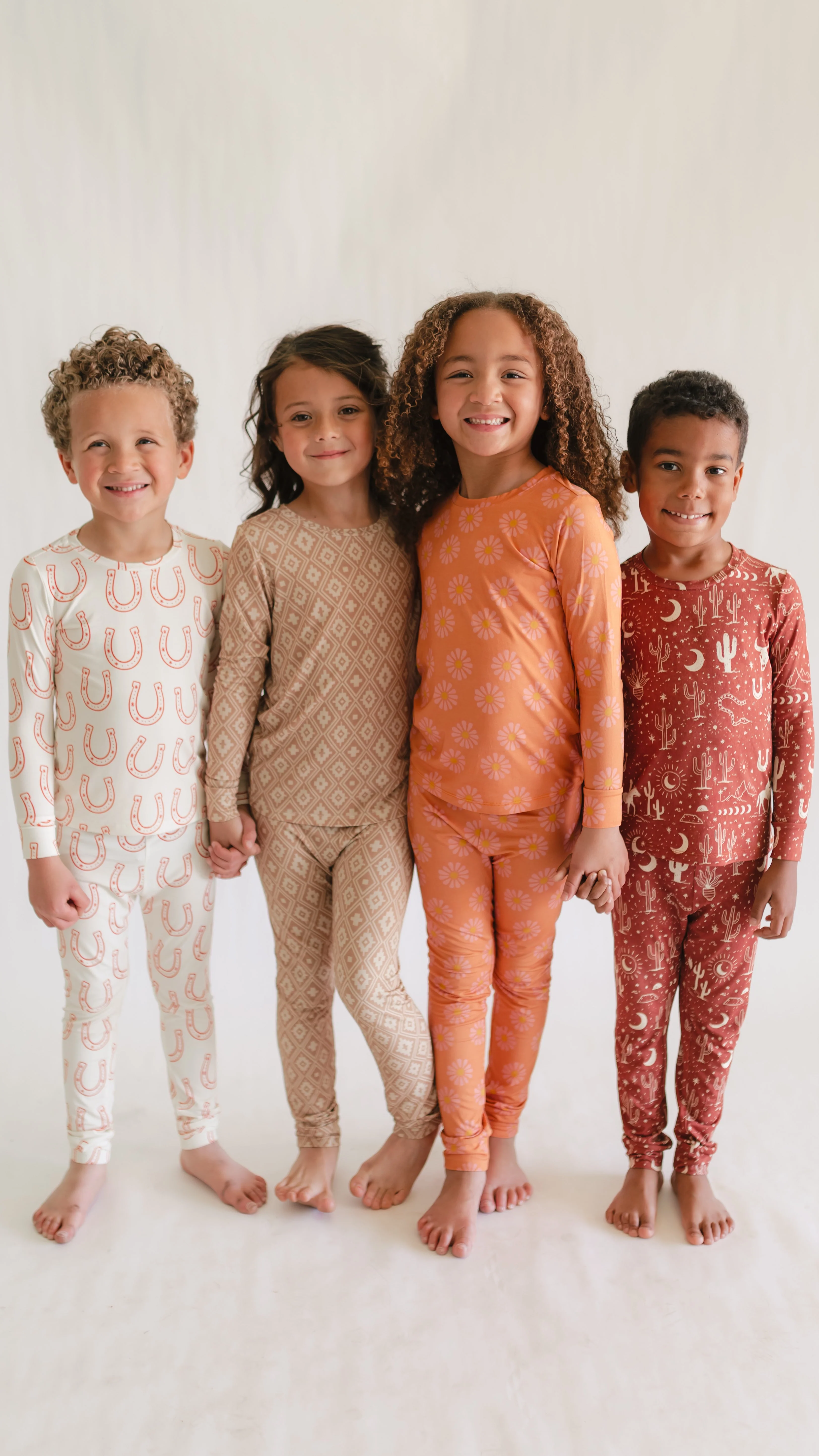 Youth Pajama Set in Desert Flower - Image 3